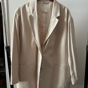 H&M Off-White Blazer